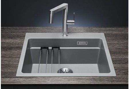 Мойка Blanco Etagon 6 бетон клапан-автомат InFino 525300 фото 11