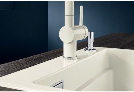 Мойка Blanco ETAGON 6 PuraPlus глянцевая магнолия клапан-автомат InFino 525157 фото 2