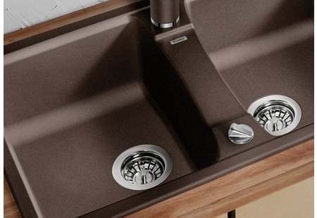 Мойка Бланко Lexa 8 SILGRANIT PuraDur кофе 524969 фото 2 Мойка Blanco Lexa 8 SILGRANIT PuraDur кофе 524969 фото 2