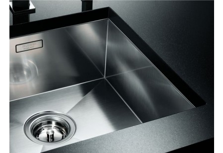 Мойка Blanco Zerox 400/550-T-U нержавеющая сталь полированная клапан-автомат InFino 521606 фото 4