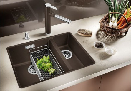 Мойка Бланко SUBLINE 340/160-F антрацит 519802 фото 4 Мойка Blanco SUBLINE 340/160-F антрацит 519802 фото 4