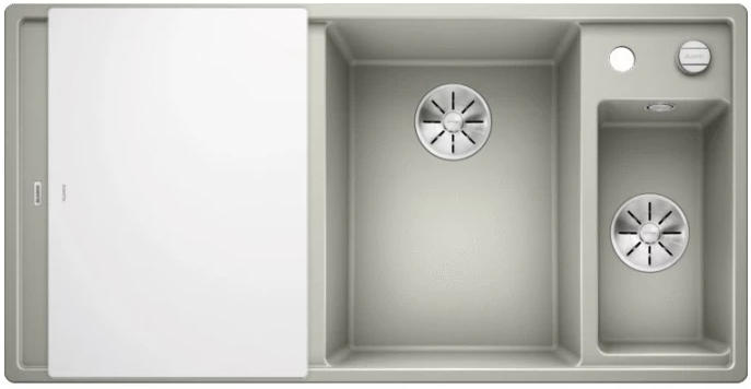 Мойка Бланко AXIA III 6 S жемчужный чаша справа клапан-автомат InFino 523476 фото 1 Мойка Blanco AXIA III 6 S жемчужный чаша справа клапан-автомат InFino 523476 фото 1
