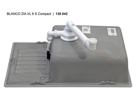 Мойка Бланко Zia XL 6S Compact SILGRANIT жемчужный 523276 фото 7 Мойка Blanco Zia XL 6S Compact SILGRANIT жемчужный 523276 фото 7
