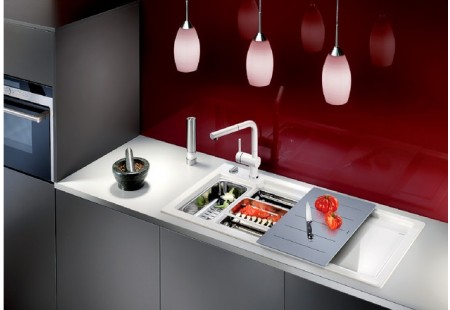 Мойка Бланко Axon II 6 S черный чаша слева клапан-автомат InFino 524150 фото 3 Мойка Blanco Axon II 6 S черный чаша слева клапан-автомат InFino 524150 фото 3