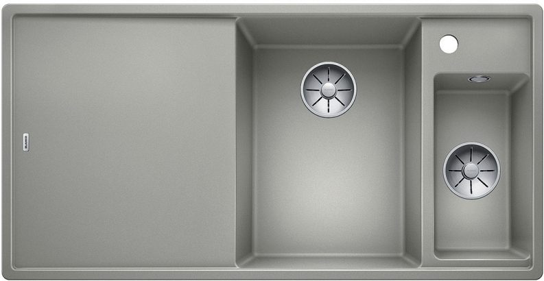 Мойка Бланко AXIA III 6 S жемчужный чаша справа клапан-автомат InFino 523465 фото 1 Мойка Blanco AXIA III 6 S жемчужный чаша справа клапан-автомат InFino 523465 фото 1