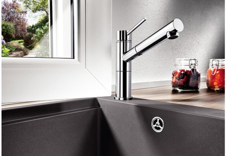 Мойка Бланко Elon XL 6S темная скала клапан-автомат InFino 524835 фото 10 Мойка Blanco Elon XL 6S темная скала клапан-автомат InFino 524835 фото 10