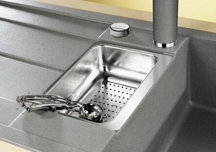 Мойка Бланко Metra 6S темная скала клапан-автомат InFino 518877 фото 6 Мойка Blanco Metra 6S темная скала клапан-автомат InFino 518877 фото 6