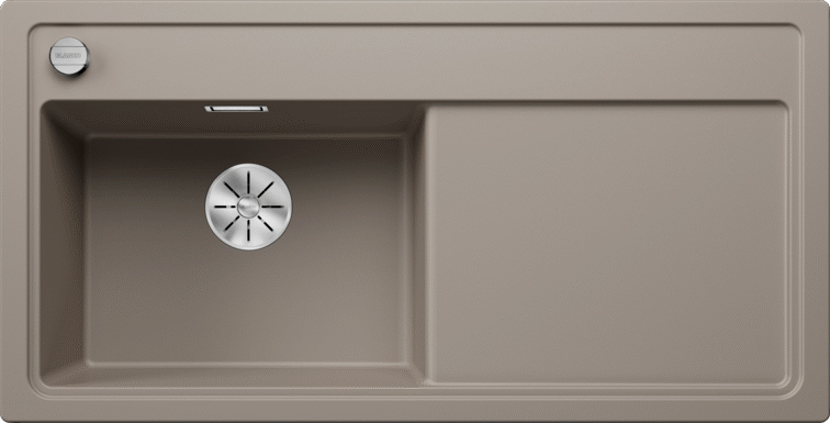 Мойка Бланко ZENAR XL 6 S серый бежевый чаша слева клапан-автомат InFino 524007 Мойка Blanco ZENAR XL 6 S серый бежевый чаша слева клапан-автомат InFino 524007