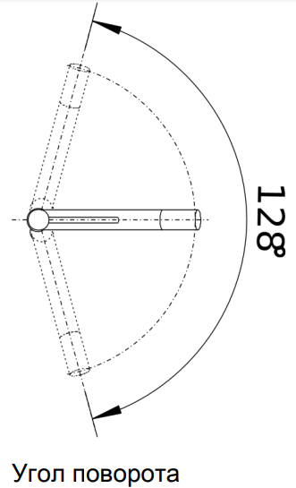 Схема встраивания 2 для смесителя Blanco Alta-S compact chrome/Silgranit темная скала 518809