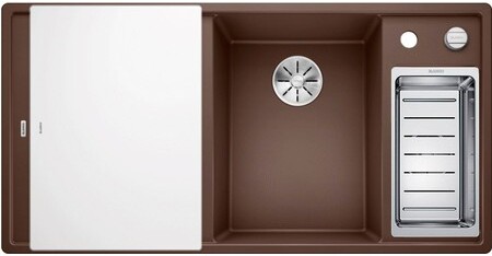 Мойка Бланко AXIA III 6 S-F черный чаша справа клапан-автомат InFino 525854 фото 6 Мойка Blanco AXIA III 6 S-F черный чаша справа клапан-автомат InFino 525854 фото 6