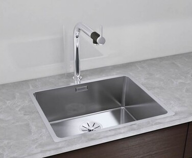 Мойка Blanco Andano 340-IF нержавеющая сталь полированная клапан-автомат InFino 522953 фото 3