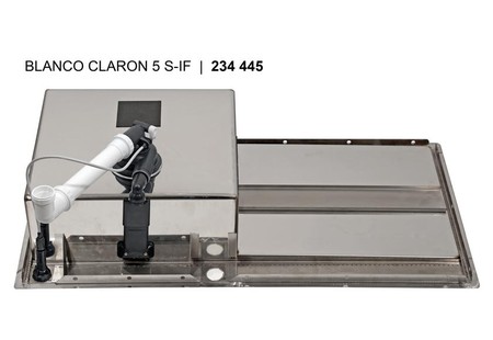 Мойка Бланко Claron 5S-IF/A крыло нержавеющая сталь полированная чаша слева клапан-автомат InFino 521626 фото 5 Мойка Blanco Claron 5S-IF/A крыло нержавеющая сталь полированная чаша слева клапан-автомат InFino 521626 фото 5