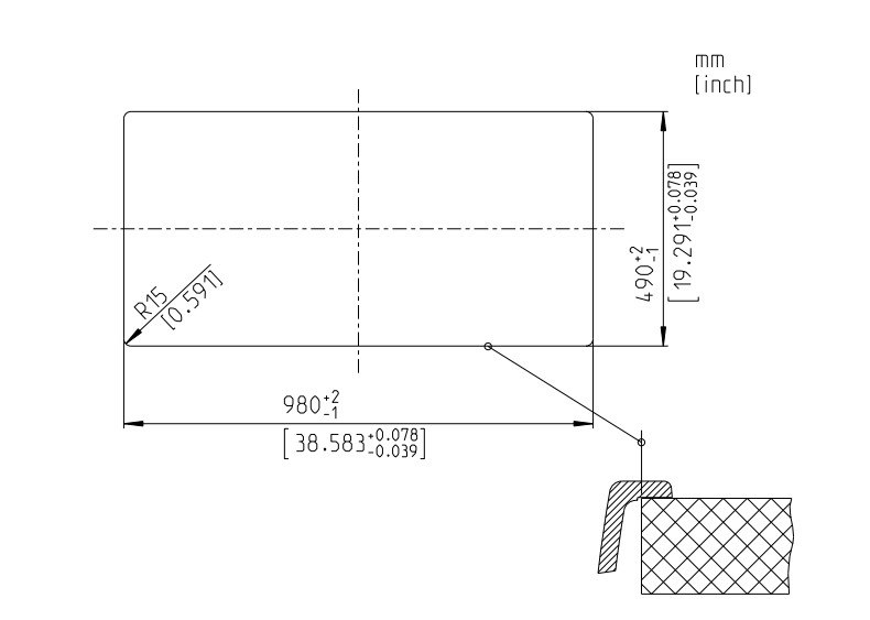 Схема встраивания 2 для мойки Blanco ZENAR XL 6  чаша слева клапан-автомат InFino 523976