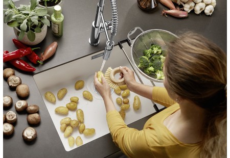 Мойка Бланко SUBLINE 700-U SILGRANIT антрацит клапан-автомат InFino 523442 фото 6 Мойка Blanco SUBLINE 700-U SILGRANIT антрацит клапан-автомат InFino 523442 фото 6