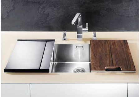 Мойка Бланко Claron 500-U Durinox® отводная арматура InFino® нержавеющая сталь полированная клапан-автомат InFino 523386 фото 3 Мойка Blanco Claron 500-U Durinox® отводная арматура InFino® нержавеющая сталь полированная клапан-автомат InFino 523386 фото 3