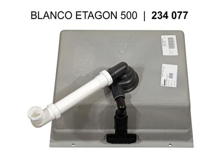 Мойка Blanco Etagon 500-U SILGRANIT PuraDur жемчужный клапан-автомат InFino 522230 фото 6