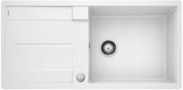 Мойка Бланко Metra XL 6 S-F белый клапан-автомат InFino 516522 фото 1 Мойка Blanco Metra XL 6 S-F белый клапан-автомат InFino 516522 фото 1