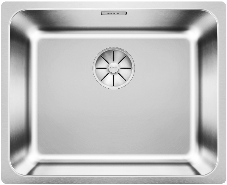 Мойка Бланко Solis 500-U нержавеющая сталь полированная клапан-автомат InFino 526122 фото 1 Мойка Blanco Solis 500-U нержавеющая сталь полированная клапан-автомат InFino 526122 фото 1