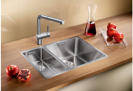 Мойка Blanco Andano 340/180-IF нержавеющая сталь полированная чаша справа клапан-автомат InFino 522973 фото 2