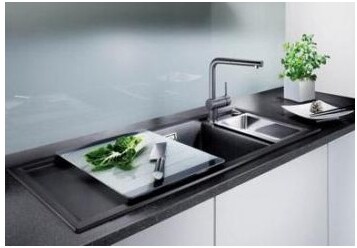 Мойка Бланко AXIA 6 S-F антрацит чаша справа 516875 фото 2 Мойка Blanco AXIA 6 S-F антрацит чаша справа 516875 фото 2