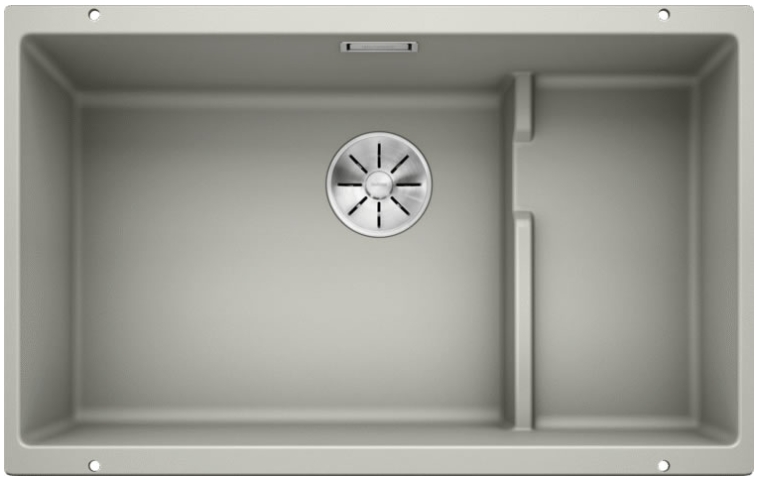 Мойка Blanco SUBLINE 700-U Level SILGRANIT жемчужный клапан-автомат InFino 523541 фото 1