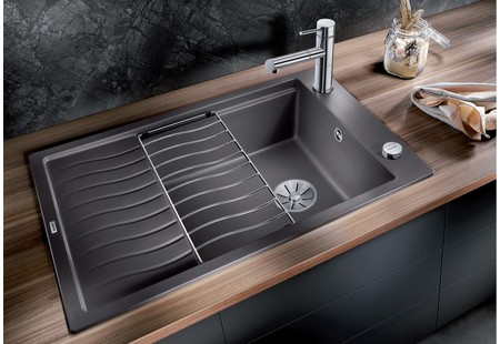 Мойка Бланко Elon XL 6S темная скала клапан-автомат InFino 524835 фото 5 Мойка Blanco Elon XL 6S темная скала клапан-автомат InFino 524835 фото 5