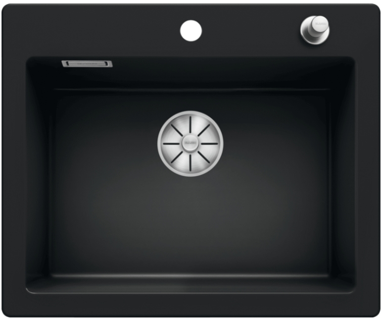 Мойка Бланко PALONA 6 PuraPlus черный клапан-автомат InFino 524738 фото 2 Мойка Blanco PALONA 6 PuraPlus черный клапан-автомат InFino 524738 фото 2