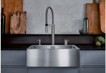 Мойка Бланко CRONOS XL 6-IF нержавеющая сталь полированная клапан-автомат InFino 525025 фото 2 Мойка Blanco CRONOS XL 6-IF нержавеющая сталь полированная клапан-автомат InFino 525025 фото 2