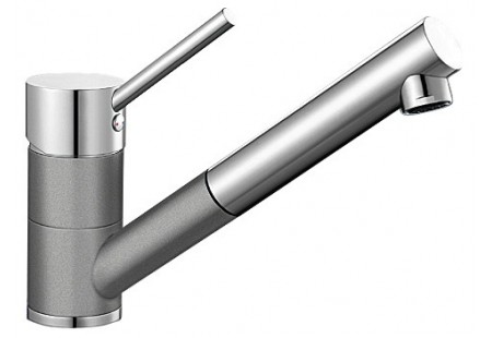 Смеситель Бланко Antas-S chrome/Silgranit 515349 фото 1 Смеситель Blanco Antas-S chrome/Silgranit 515349 фото 1