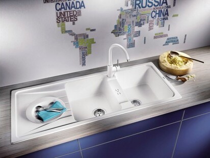 Смеситель Бланко MIDA Silgranit кофе 524208 фото 2 Смеситель Blanco MIDA Silgranit кофе 524208 фото 2