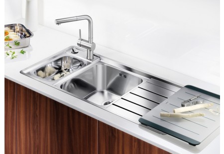 Мойка Blanco Axis II 6 S-IF нержавеющая сталь полированная чаша справа 516529 фото 2