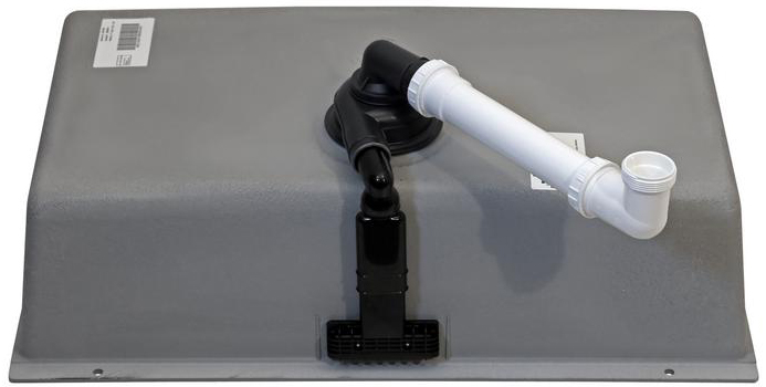 Мойка Blanco SUBLINE 700-U SILGRANIT черный клапан-автомат InFino 526001 фото 8