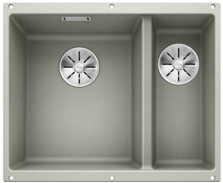 Мойка Бланко SUBLINE 340/160-U SILGRANIT жемчужный клапан-автомат InFino 523551 фото 4 Мойка Blanco SUBLINE 340/160-U SILGRANIT жемчужный клапан-автомат InFino 523551 фото 4