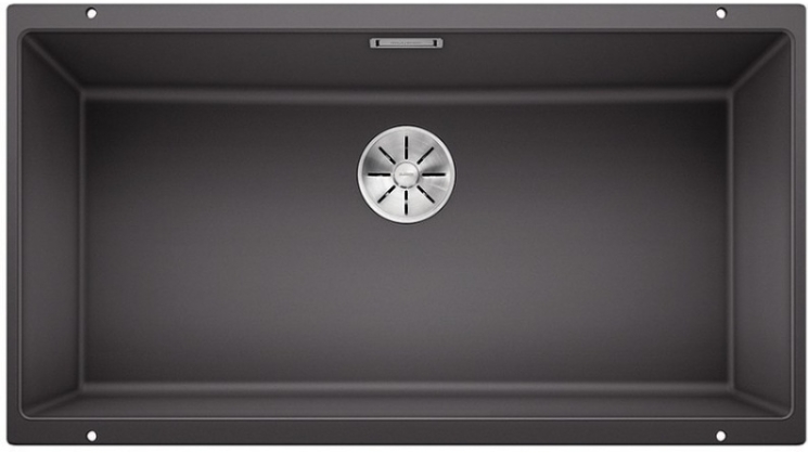 Мойка Blanco SUBLINE 800-U темная скала клапан-автомат InFino 523142 фото 1