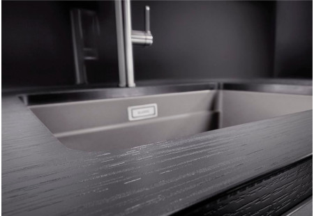Мойка Blanco Etagon 500-U SILGRANIT PuraDur темная скала клапан-автомат InFino 522228 фото 15