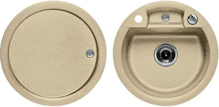 Мойка Бланко Rondo Pro Set шампань 513924 фото 1 Мойка Blanco Rondo Pro Set шампань 513924 фото 1