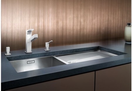 Мойка Бланко Claron 400/550-T-U чаша слева нержавеющая сталь полированная 521601 фото 2 Мойка Blanco Claron 400/550-T-U чаша слева нержавеющая сталь полированная 521601 фото 2