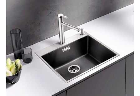 Мойка Blanco SUBLINE 500-IF/A белый клапан-автомат InFino 524112 фото 4