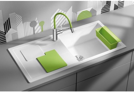 Мойка Бланко SITY XL 6 S kiwi антрацит чаша справа клапан-автомат InFino 525060 фото 2 Мойка Blanco SITY XL 6 S kiwi антрацит чаша справа клапан-автомат InFino 525060 фото 2