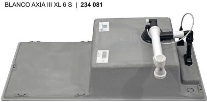 Мойка Blanco AXIA III XL 6 S-F темная скала клапан-автомат InFino 523521 фото 3