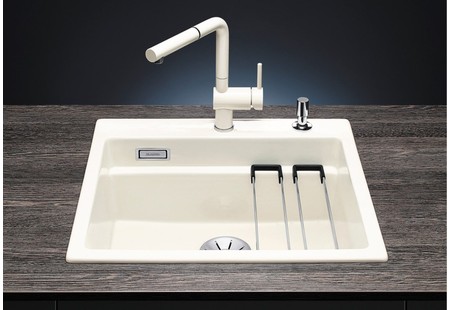 Мойка Blanco ETAGON 6 PuraPlus глянцевая магнолия клапан-автомат InFino 525157 фото 5