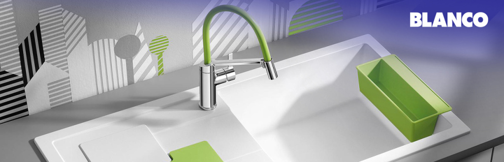 мойка BLANCO SITY и смеситель VIU-S