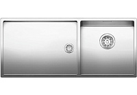 Мойка Blanco Claron 400/550-T-U чаша справа нержавеющая сталь полированная 521602