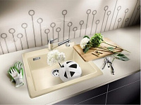 Мойка Blanco PALONA 6 PuraPlus черный клапан-автомат InFino 524738