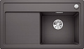 Мойка Бланко ZENAR 45S-1 темная скала чаша справа клапан-автомат InFino 523785 фото 1 Мойка Blanco ZENAR 45S-1 темная скала чаша справа клапан-автомат InFino 523785 фото 1