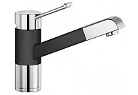 Смеситель Blanco Zenos-S chrome/Silgranit антрацит 517819