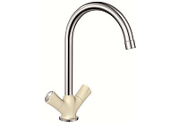 Смеситель Blanco Amona chrome/silgranit жасмин 520773