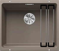 мойку Blanco Etagon 500-U SILGRANIT PuraDur серый бежевый клапан-автомат InFino 522234
