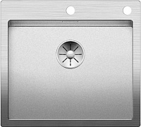 Мойка Blanco Claron 500-IF/A Durinox® отводная арматура InFino® нержавеющая сталь полированная клапан-автомат InFino 523393