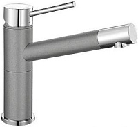 Смеситель Blanco Alta compact chrome/Silgranit алюметаллик 515316